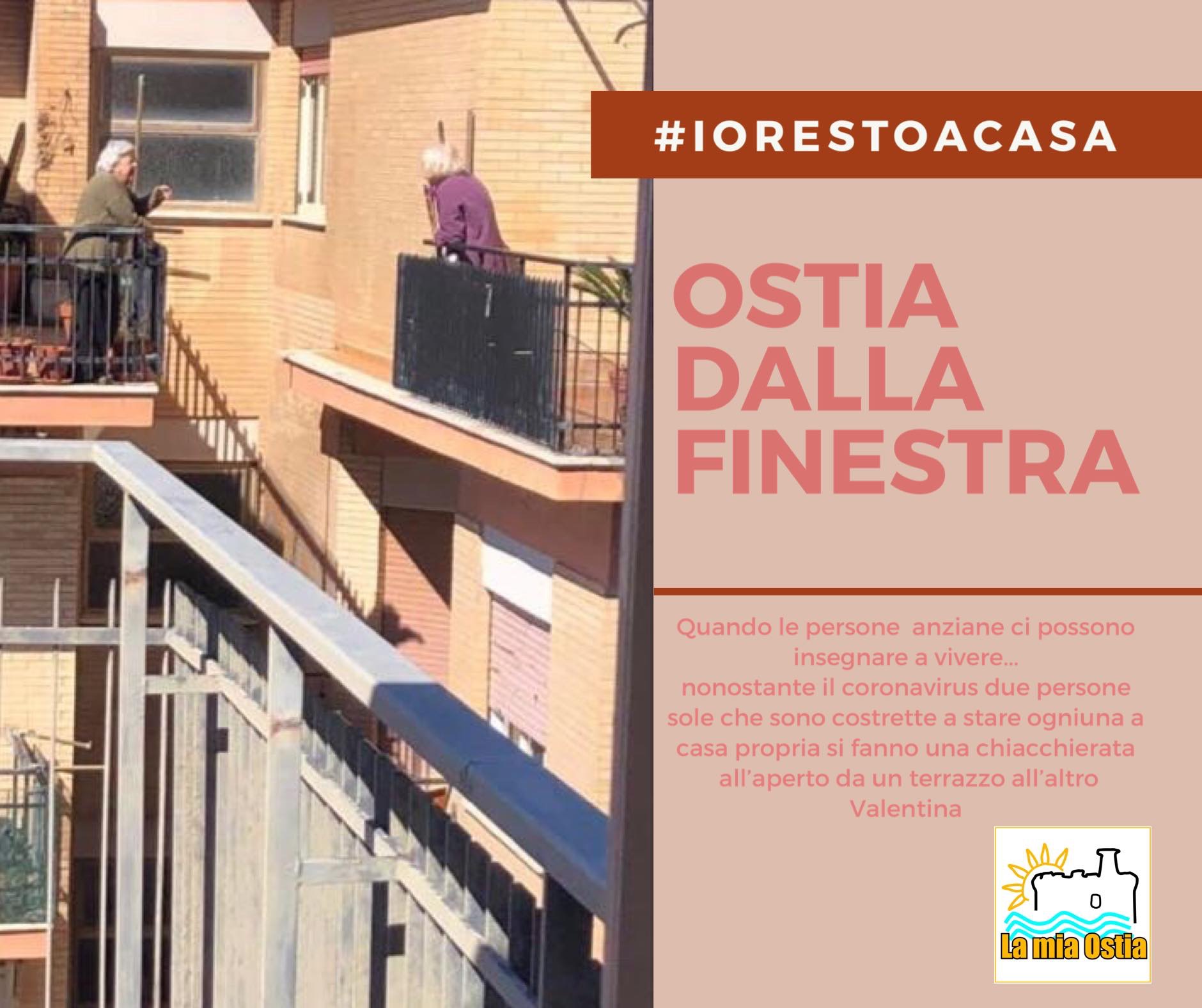 Ostia dalla finestra: mese di marzo